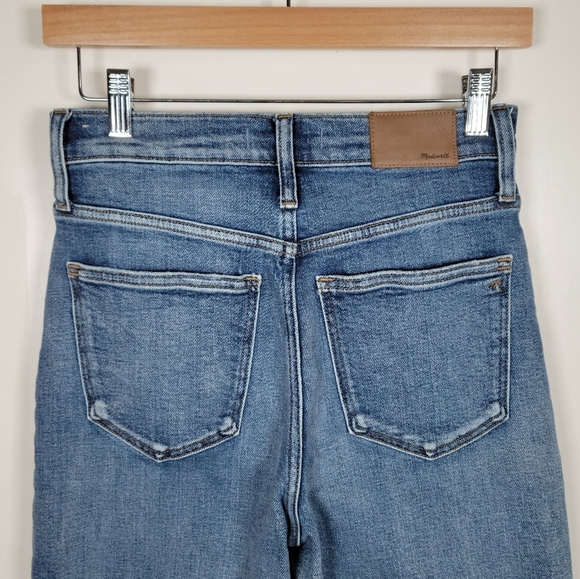 Madewell Slim Wide Leg Crop Jeans Size 25 - Picture 9 of 11